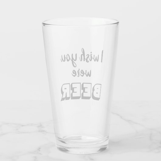 Funny beer quote glas (Achterkant)