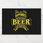 Funny Beer Quote Likeurfles Etiket (Enkel label)