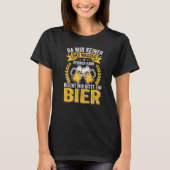 Funny Beer Saying, Party Concert Festival Premium T-shirt (Voorkant)