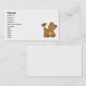 Funny Beer Sneaking Honey Visitekaartje (Voorkant / Achterkant)