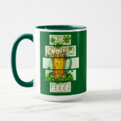 Funny Beer St Patrick’s Day Shirt – caneca Mok (Links)