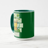 Funny Beer St Patrick’s Day Shirt – caneca Mok (Voorkant links)