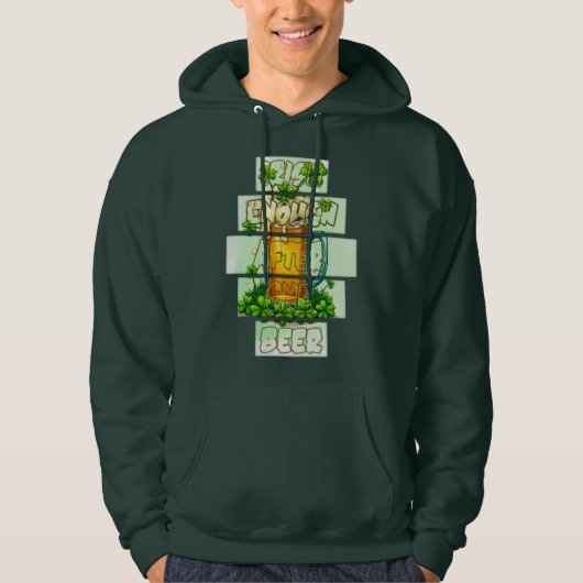 Funny Beer St Patrick’s Day Shirt – moletom (Voorkant)