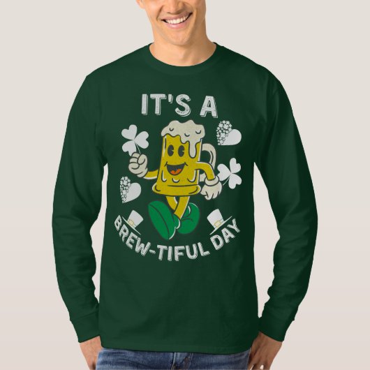 Funny Beer St. Patrick's Day T-shirt (Voorkant)