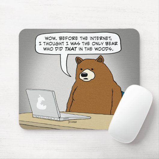 Funny Beer Surfred the Internet Muismat (Met muis)