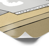 Funny Beer Surfred the Internet Poster (Hoek)