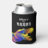 Funny Beer T-Rex Quote Blikjeskoeler (Blikje Voorkant)