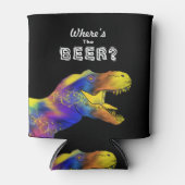 Funny Beer T-Rex Quote Blikjeskoeler (Voorkant)
