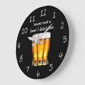 Funny Beer Thed Man Cave Clocks Grote Klok (Hoek)