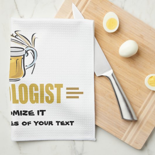 Funny Beer Theedoek (Quarter Fold)