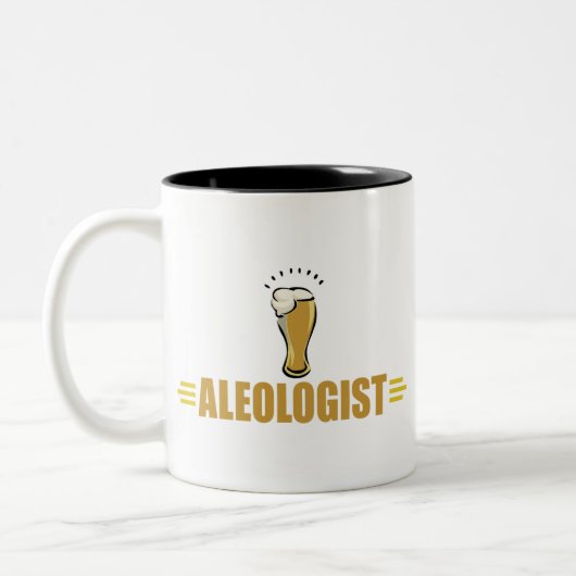 Funny Beer Tweekleurige Koffiemok (Links)