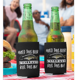 Funny Beer Walleye Vissen Pun Blikjeskoeler