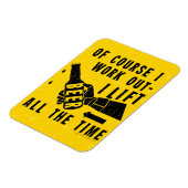 Funny Beer werkt uit Humor Golden Lager Bubbles Magneet (Linkerzijde)