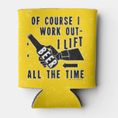 Funny Beer werkt uit Humor met lichte, kleine bell Blikjeskoeler (Voorkant)