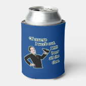 Funny Beer Work Out Humor Blikjeskoeler (Blikje Voorkant)