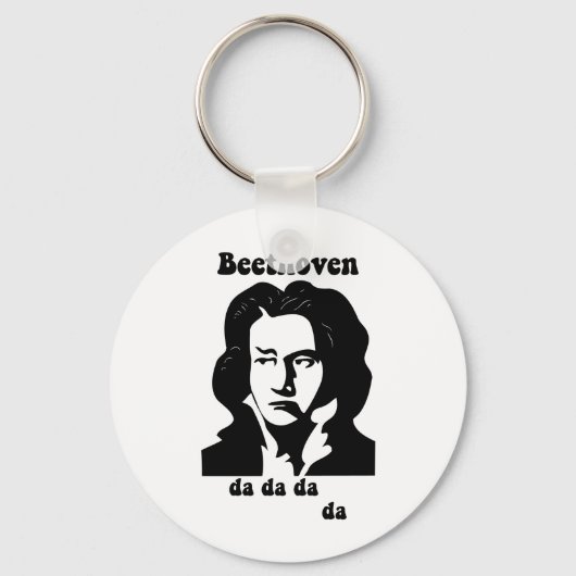 Funny Beethoven Sleutelhanger (Voorkant)