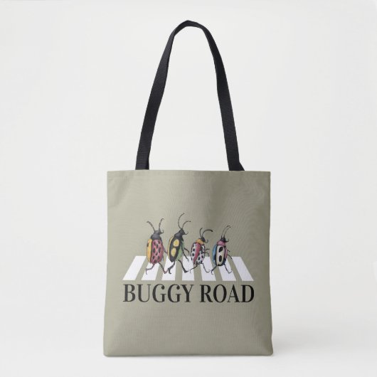 Funny Beetles Tote Bag (Voorkant)