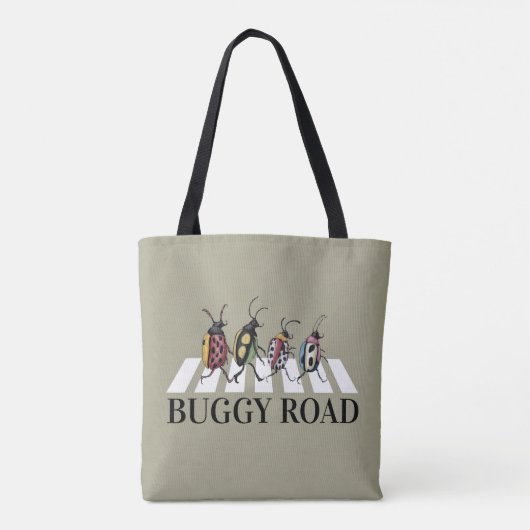 Funny Beetles Tote Bag (Achterkant)