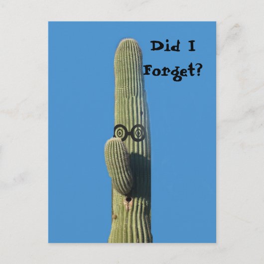 Funny Belated Birthday Greeting Briefkaart (Voorkant)