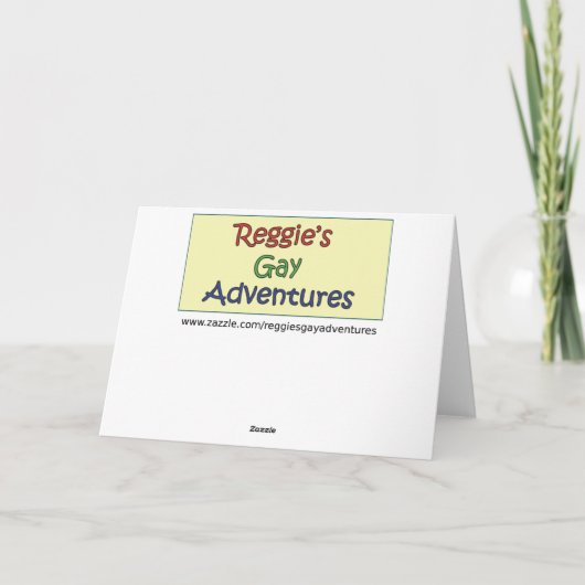 Funny Belated Birthday Kaart (Achterkant)