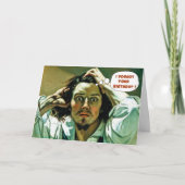 Funny Belated Birthday Kaart (Voorkant)