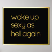 Funny Beleef zelf gouden Prints (Voorkant)