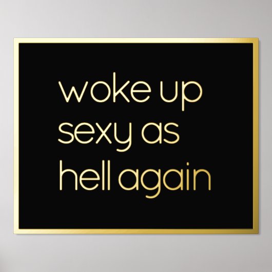 Funny Beleef zelf gouden Prints (Voorkant)