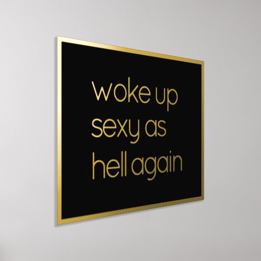 Funny Beleef zelf gouden Prints (Laagn)