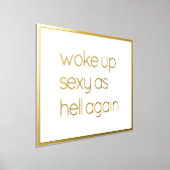 Funny Beleef zelf gouden Prints (Laagn)