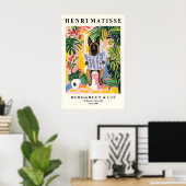 Funny Belgian Malinois Art - Henri Matisse Poster (Thuiskantoor)