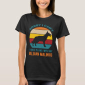 Funny Belgium Malinois T-shirt (Voorkant)