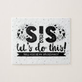 Funny, ben jij mijn Bridesmaid-voorstel? Legpuzzel (Horizontaal)