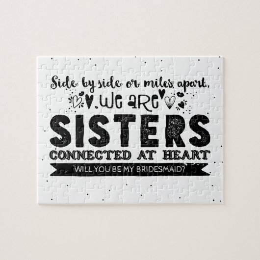 Funny, ben jij mijn Bridesmaid-voorstel? Legpuzzel (Horizontaal)