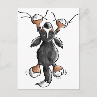 Funny Bernese Mountain Dog Card Briefkaart