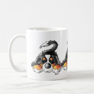 Funny Bernese Mountain Dog Cartoon Koffiemok