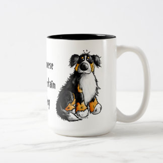 Funny Bernese Mountain Dog Cartoon Mok