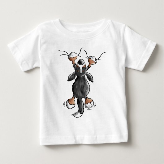 Funny Bernese Mountain Dog Cartoon T-Shirt (Voorkant)