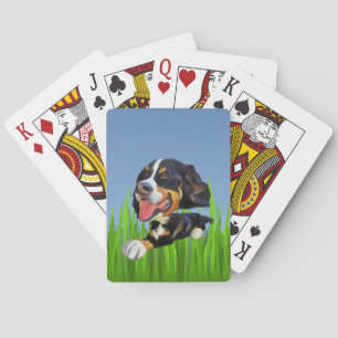 Funny Bernese Mountain Dog Deck of Cards Pokerkaarten