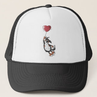 Funny Bernese Mountain Dog met hartballon Trucker Pet