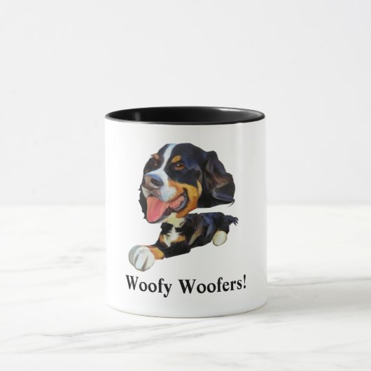 Funny Bernese Mountain Dog Mok (Midden)