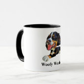 Funny Bernese Mountain Dog Mok (Voorkant links)