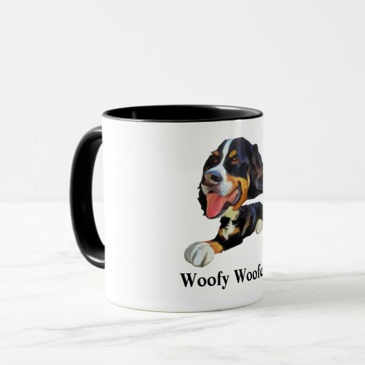 Funny Bernese Mountain Dog Mok (Voorkant links)