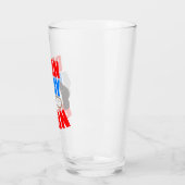 Funny Bernie Sanders Bern Baby Bern Glas (Links)