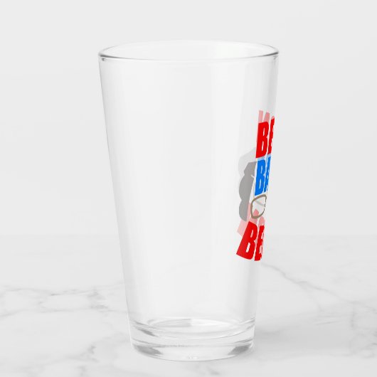 Funny Bernie Sanders Bern Baby Bern Glas (Rechts)