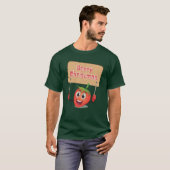 Funny Berry Kerstmis T-shirt (Voorkant volledig)