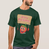 Funny Berry Kerstmis T-shirt (Voorkant)