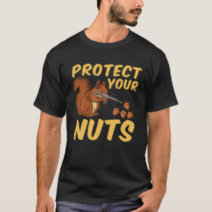 Funny beschermt uw paardenbrein voor mannen t-shirt