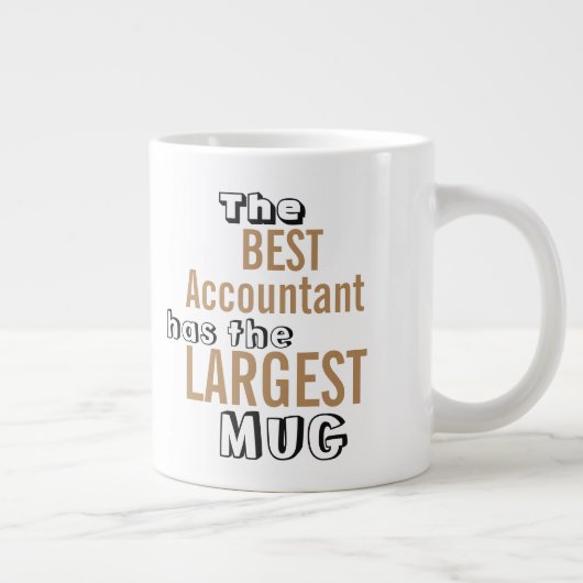 Funny Best Accountant Big Mok Quote (Rechts)