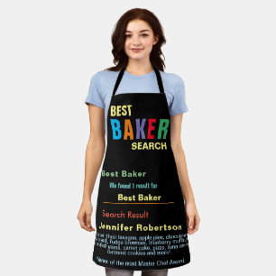 Funny Best Baker Chef All-Over Print Apron Schort