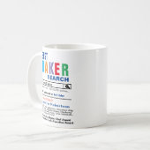 Funny Best Baker Search Coffee Mok (Voorkant links)